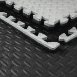 Mata 60 x 60 x 2cm Czarno-Szary Puzzel pod Sprzęt do Ćwiczeń na Siłownie  Metrowe Piankowa Gruba Basen