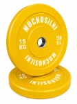 Obciążenie 15 Kg BUMPER - Olimpijskie Gumowe Profesjonalne 